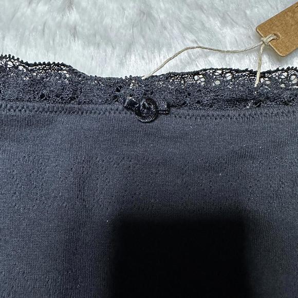 NWT Skims Lace Pointelle Logo Cotton Full Brief Women 4X - Picture 5 of 7